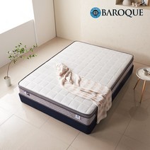 바로크가구 비발디 봄 26cm 유로탑 본넬스프링 침대 매트리스 Q, 그레이