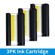 CP1000 1200 프린터 용 Canon 승화 인화지 호환 CP900 910 Selphy CP1300 Paper 여성용 하이 엔드, 3INK