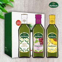 [올리타리아] 올리브유500ml 1병 포도씨유500ml 1병 해바라기씨유500ml 1병 (, 상세 설명 참조