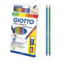 GIOTTO STILNOVO 지워지는 색연필, 10색