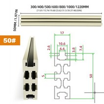 티트랙 T트랙 슬라이더 프로파일 목공 게이지목공 톱질 테이블 프로필 울타리 및 59, 유형 50, 800mm