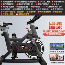 무소음 스핀사이클 바이크 노인 자전거운동기구 재활 운동기구 스피닝 실내 싸이클 좌식 런닝바이크 헬스, 디럭스 플러스 - 앱 - 블랙
