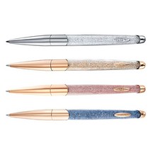 스와로브스키 정품 크리스탈라인 노바볼펜 1.0mm, 골드, 골드