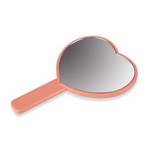 휴대용 손거울하트 미용 약13x19cm 메이크업 화장거울-72394EA, 1, 본상품선택
