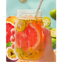 동결건조 과일차 자몽 청귤 패션후르츠 과일워터 말린과일, (자몽 청귤 패션후르츠) 건조과일 40팩