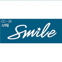 재사용가능 레터링헤나타투 셀프헤나도안, 1개, CC-36