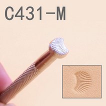 문자각인 금형DIY 조각 공구 수제 금속 스탬프 및 다이 세트 스탬핑 가죽 공예 작업 꽃 엠보싱 패턴, 02 C431-M