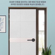 강아지짖는소리 현관문방음 소음 방음공사 스티커보드 원룸 스펀지 벽 음악작업실, 방마다방음 문고리세트 베이지 74