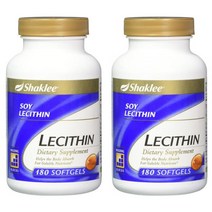 Shaklee Lecithin 샤클리 소이 레시틴 영양제 180정 2팩