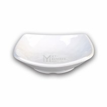 백스톤 사각찬사라-멜라민 사각 반찬접시, 3.5인치