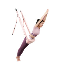 에어 요가 해먹 한 캐릭터 말 훈련 벨트 요가 밧줄 벤드 다운 에이드 홈 어시스트 풀 스트레칭 벨트, 녹색 세트（업그레이드 금액 요가 매트）