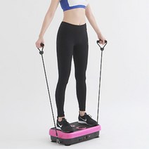 실내 홈트용 바디 쉐이커 진동기 운동 기구 운동기구 가정용 쉐이커보드 덜덜이 전신운동 털털이 코어운동, 핑크