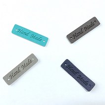 핸드메이드 라벨, 갈색(통가죽)