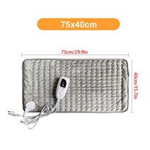 휴대용온열매트 미니전기 온열 발 매트 발장판 사무실풋워머 120w11 0/240v 전기 난방 패드 어깨 목 척추, 02 US 110V_02 75x40cm, 02 US 110V_02 75x40cm