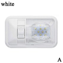 led rv 인테리어 천장 조명 보트 캠핑카 트레일러 해양 단일 돔 조명 기구 켜기끄기 스위치 12v 280lm 4000-6500k 화이트, 협력사, 차가운 백색