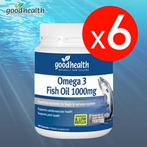 굿헬스 오메가3 피쉬오일 1000mg 400캡슐 x6통, 1개