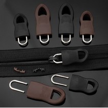 4종 결합형 지퍼손잡이 10p 셀프수선 간편수선, 3463-2.소블랙10p