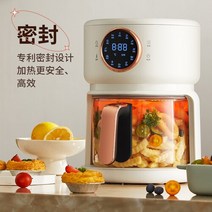 미니튀김기 가정용 소형 캠핑용 현대 한국 미니 에어 프라이어 국내 모던 자동 유리 220V QC-ZG5616A, 01 A_06 KR