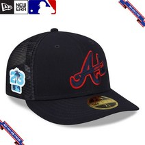 [미국정품] 890438 스냅백 캡모자 MLB [애틀랜타 브레이브스] 뉴에라 2023 Spring Training Low Profile 59FIFTY Fitted Hat - Nav