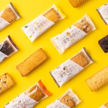 오븐에 구운 플랫파운드 케이크 20개 세트 5가지맛 개별포장, 50g, 5가지맛 4개씩(아코카레황)