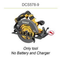 충전식 전기톱 무선 미니 호환 디월트 브러시리스 원형 톱 목공 절단 범용 플렉스 볼트 배터리 각도 가능 D, 01 DCS578-9