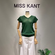 미스칸트 애노락 캡소매 니트 티셔츠(KNSWL601)