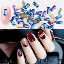 e세상 젤네일용품 모음 네일아트 네일스톤 네일글리터, 1개, 다이아몬드플랫파츠(블루)