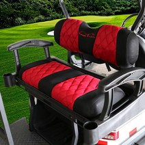 브랜드의 새로운 골프 카트 뒷좌석 커버는 클럽 카 EZGO 및 Yamaha 골프 카트에 적합합니다. 통기성 세척, 01 Red Black_01 CHINA