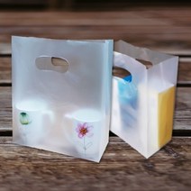 두꺼운 링 손잡이 비닐봉투 1박스(대 중 소)배달 도시락 카페 팬시 제과 포장, 소형1500매 1박스(25x12x35)