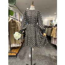 써스데이아일랜드 패턴 A라인 미니 원피스(T218MOP269W)(1272418)