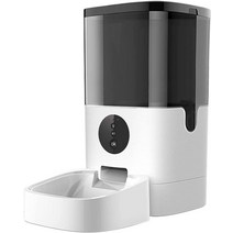 4L 애완 동물 자동 공급기 WiFi/버튼 버전 시간 제한 스마트 원격 제어 음성 레코더 개 고양이 식품 디스, 03 WiFi 버전 6L