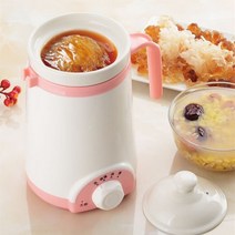 슬로우쿠커 DMWD-0.5L 사무실 미니 전기 슬로우 쿠커 220V 3 기어 세라믹 죽 수프 냄비 여행용 가열 컵 우유, 핑크 220v, 3.Pink 220V