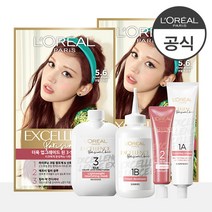 [로레알] [2개] 엑셀랑스 파리지앵 시크 염색약 9종 택, 색상:6.13호 애쉬블론드, 단품