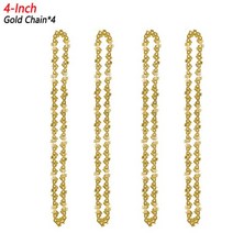 미니 전동 컷소 컷쏘 전동톱 무선 4 6 8 인치 체인 468 톱 부품 가이드 플레이트, 4in gold chain