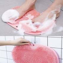 에브리띵셀 풋브러쉬 뒷꿈치 각질 냄새제거 발세척 발씻는 실리콘발세척, 블루