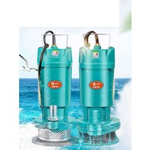 양수기 수중모터 배수펌프 1마력 농업용 양수펌프, 370W 1인치 수중펌프 강화버전