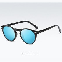 TR90 경량 거북이 갈색 안경 남성 여성 클래식 빈티지 레트로 편광 선글라스 라운드 선글라스 안경