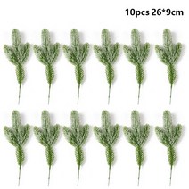 소나무 인조 식물 가정용 트리 장식 사진 촬영 소품 바늘 화환 장 선물 10 개, [02]  B