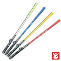 토토만 골프 연습용품 스윙연습기 임팩 더블그립 가정용 스크린골프, 빨강