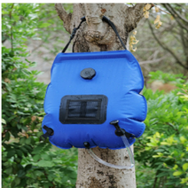 바로스토어 차박 캠핑샤워기 야외 간이 휴대용샤워기 물주머니, 휴대룡샤워기 블랙