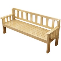 나무 소파 벤치 거실평상 벤치형소파, 80X 52X 80 화이트