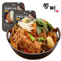통뼈감자탕 부산 20년 전통의 맛 그대로 감자탕 4팩 4KG, 분모자 간장뼈찜 4팩