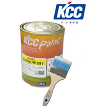 KCC 우레탄 니스 1L 투명 목재용 실내용 바니쉬 (투명)+PP평붓3인치