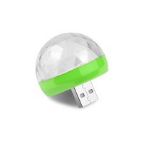 무대 조명 무선 원격 제어 led 연기 기계 무대 효과 USB 파티 조명 미니 디스코 공 Led 작은 마술 공 DJ, 04 Black