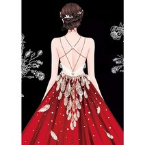 수놓기키트 나비 프린팅 캔버스 11CT 크로스 스티치 자수 전체 키트 수제 수공예품 바느질 치실 할로윈, 03 50x70cm_02 14CT, 11 cotton threads