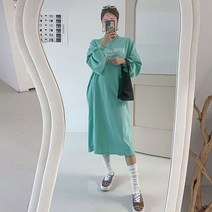 봄코디 오버핏 로양 롱 우너피스