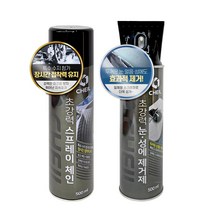 제일 초강력 스프레이 체인 500ml + 초강력 눈 성에제거제 500ml, 1세트