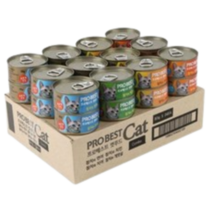 프로베스트 캣푸드 캔 참치와 치킨 80g x 6캔 + 참치와 치어 80g x 6캔 + 참치와 연어 80g x 6캔 + 참치와 게맛살 80g x 6캔 세트, 5세트