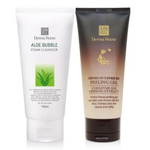 더마하우스 알로에폼클렌져150ml+필링젤 120ml, 1세트