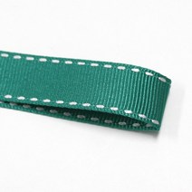선물포장리본 꽃포장리본 골지 스티치 리본 (폭 5mm 길이90m)(폭 10mm/15mm 길이 45m), 11(그린), 15mm